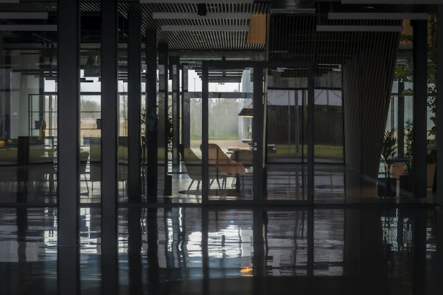 Contemporary commercial office interior